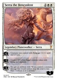 Serra the Benevolent (White Border) from Mystery Booster 2