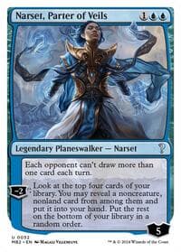 Narset, Parter of Veils (White Border) from Mystery Booster 2