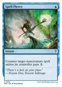 Spell Pierce (White Border) from Mystery Booster 2