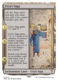 Urza's Saga (White Border) from Mystery Booster 2