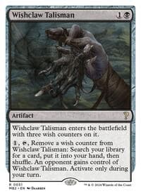 Wishclaw Talisman (White Border) from Mystery Booster 2