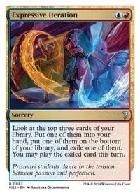 Expressive Iteration (White Border) from Mystery Booster 2