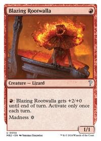 Blazing Rootwalla (White Border) from Mystery Booster 2