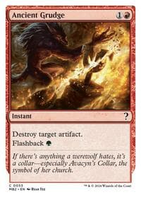 Ancient Grudge (White Border) from Mystery Booster 2