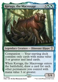 Keruga, the Macrosage (White Border) from Mystery Booster 2