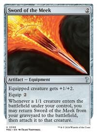 Sword of the Meek (White Border) from Mystery Booster 2