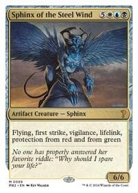 Sphinx of the Steel Wind (White Border) from Mystery Booster 2