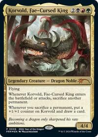 Korvold, Fae-Cursed King (Year of the Dragon 2024) from Standard Showdown Promos