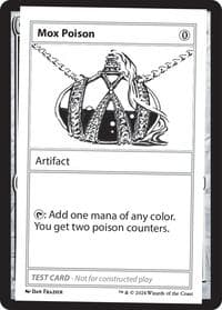 Mox Poison from Mystery Booster 2 Playtest Cards