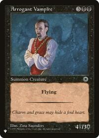 Arrogant Vampire from The List Reprints