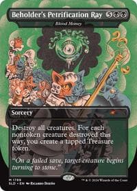 Beholder's Petrification Ray - Blood Money from Secret Lair Drop Series