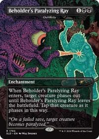 Beholder's Paralyzing Ray - Oubliette from Secret Lair Drop Series