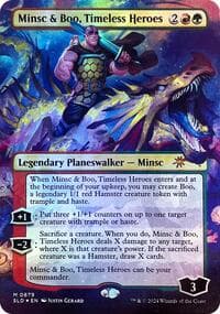 Minsc & Boo, Timeless Heroes (Rainbow Foil) from Secret Lair Drop Series