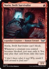 Norin, Swift Survivalist (0297) from Duskmourn: House of Horror