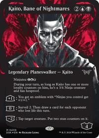 Kaito, Bane of Nightmares (Showcase) (Textured Foil) from Duskmourn: House of Horror