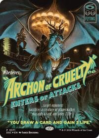 Archon of Cruelty (Showcase) from Commander: Duskmourn: House of Horror