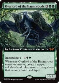 Overlord of the Hauntwoods (Extended Art) from Duskmourn: House of Horror
