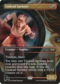 Undead Sprinter (Borderless) from Duskmourn: House of Horror