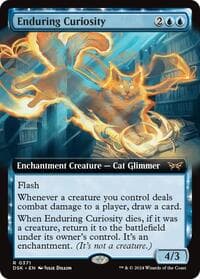 Enduring Curiosity (Extended Art) from Duskmourn: House of Horror
