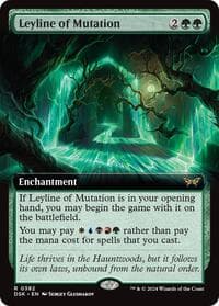 Leyline of Mutation (Extended Art) from Duskmourn: House of Horror