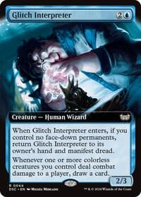 Glitch Interpreter (Extended Art) from Commander: Duskmourn: House of Horror