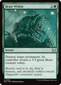 Beast Within from Commander: Duskmourn: House of Horror