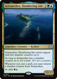 Arixmethes, Slumbering Isle from Commander: Duskmourn: House of Horror