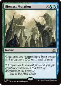Biomass Mutation from Commander: Duskmourn: House of Horror