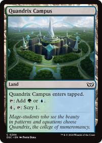 Quandrix Campus from Commander: Duskmourn: House of Horror