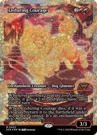 Enduring Courage (Showcase) (Fracture Foil) from Duskmourn: House of Horror