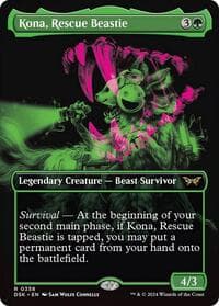 Kona, Rescue Beastie (Showcase) from Duskmourn: House of Horror