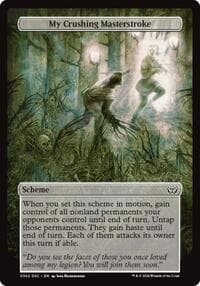 My Crushing Masterstroke (Full Art) from Archenemy: Duskmourn