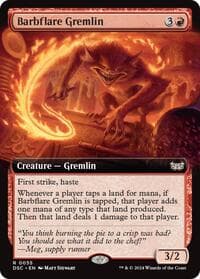 Barbflare Gremlin (Extended Art) from Commander: Duskmourn: House of Horror