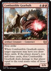 Combustible Gearhulk from Commander: Duskmourn: House of Horror