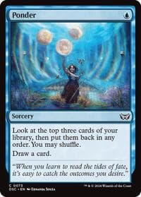 Ponder from Commander: Duskmourn: House of Horror