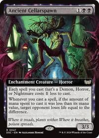 Ancient Cellarspawn (Extended Art) from Commander: Duskmourn: House of Horror