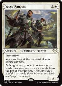 Verge Rangers from Commander: Duskmourn: House of Horror