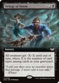 Deluge of Doom (Extended Art) from Commander: Duskmourn: House of Horror