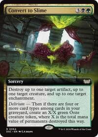Convert to Slime (Extended Art) from Commander: Duskmourn: House of Horror