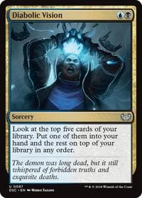 Diabolic Vision from Commander: Duskmourn: House of Horror