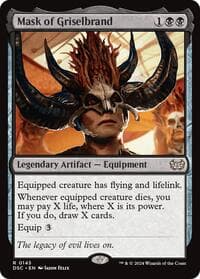 Mask of Griselbrand from Commander: Duskmourn: House of Horror