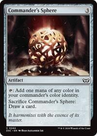 Commander's Sphere from Commander: Duskmourn: House of Horror