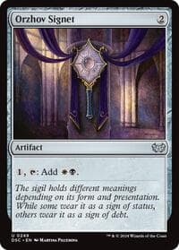 Orzhov Signet from Commander: Duskmourn: House of Horror