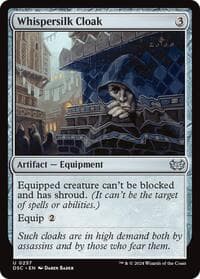 Whispersilk Cloak from Commander: Duskmourn: House of Horror