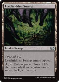 Leechridden Swamp from Commander: Duskmourn: House of Horror