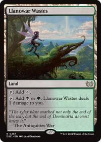 Llanowar Wastes from Commander: Duskmourn: House of Horror