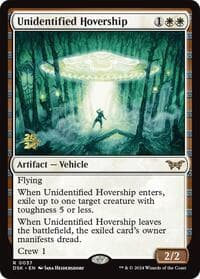 Unidentified Hovership from Prerelease Cards