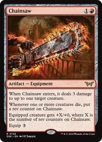 Chainsaw from Prerelease Cards