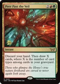 Peer Past the Veil from Prerelease Cards