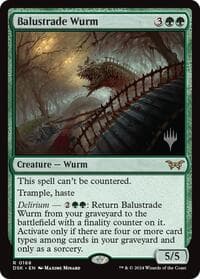Balustrade Wurm from Promo Pack: Duskmourn: House of Horror